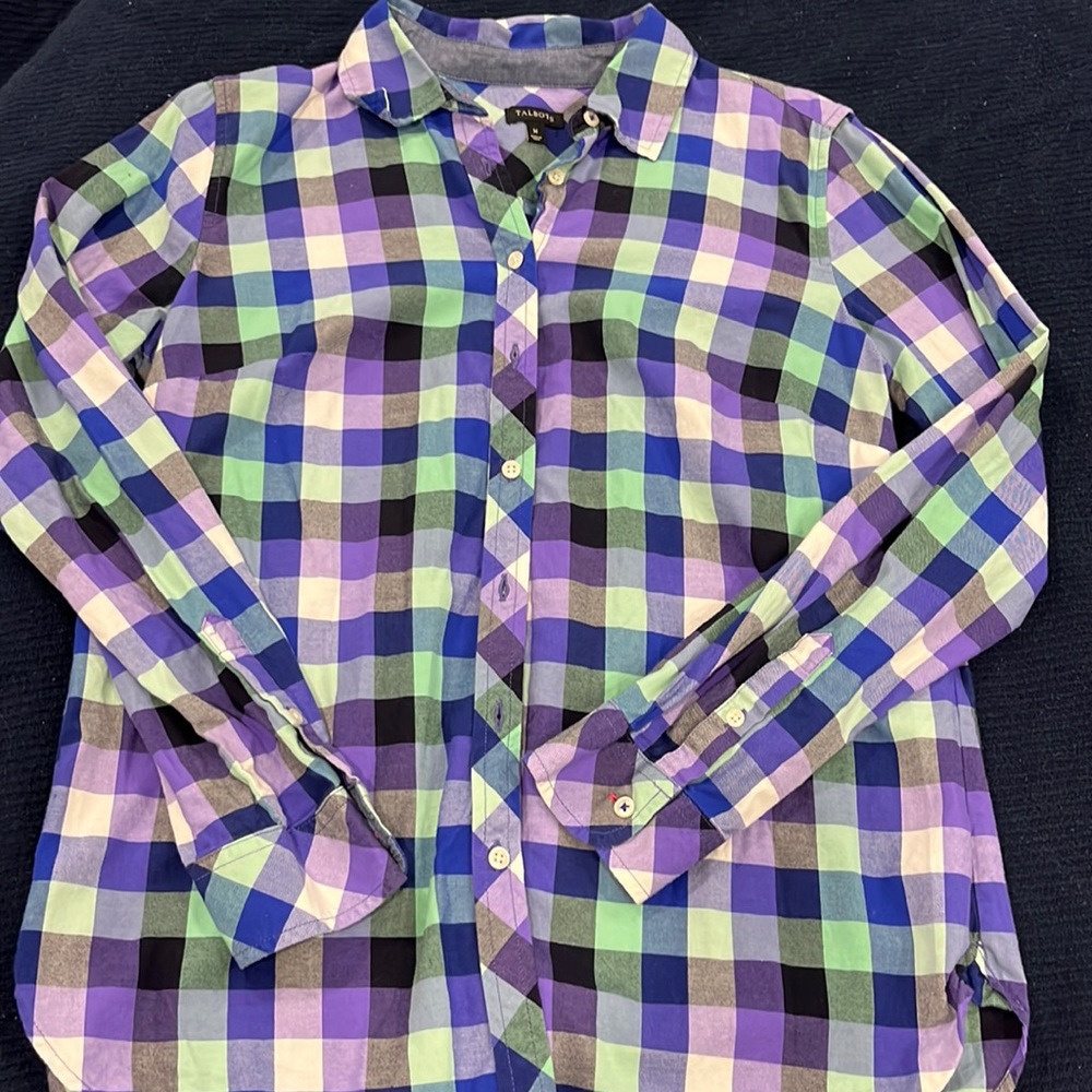 Talbots button up blouse